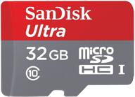 💾 sandisk ultra 32гб microsdhc карта памяти с скоростью 98мб/с (sdsqunc-032g-an6ma) логотип