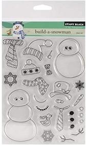 img 1 attached to 🎅 Penny Black Snowman Building Transparent Stamps