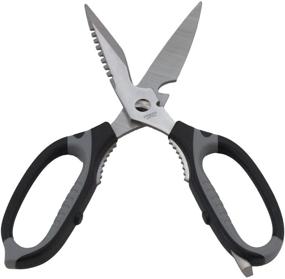 img 4 attached to 🔪 ZHEN 9-inch Heavy-Duty Multi-Purpose Utility Kitchen Shears - High Carbon Steel, 6-in-1 Scissor