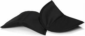 img 2 attached to 👗 Dritz 1-Inch Black Covered Set Shoulder Pads