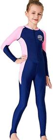 img 4 attached to Protection Sleeves Swimsuit Wetsuit Swimwear Boys' Clothing