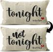 tonight reversible wedding anniversary engagement bedding and decorative pillows, inserts & covers logo