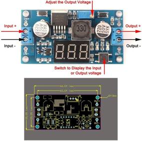 img 3 attached to DROK 300001 Micro LED DC-DC Digital Boost Voltage Converter Adjustable Volt Regulator Board Module Power Supply Transformer