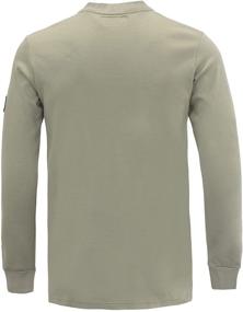 img 2 attached to BOCOMAL Shirts Resistant Cotton Retardant Men's Clothing