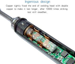 img 3 attached to 🔌 Portable Programmable Electric Soldering Heating Device