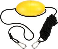 🚣 30ft marine rope tow line with buoy ball float leash and stainless steel hook for fishing drift anchors system by moocy логотип