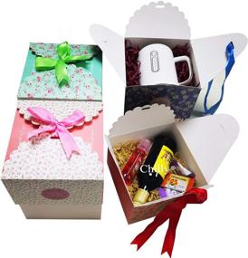 img 1 attached to 🎁 Charming Chilly Gift Boxes: 12 Decorative Treats & Handmade Bath Bombs Shower Soaps Boxes for Christmas, Birthdays, Holidays, Weddings - Flower Patterned