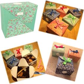 img 2 attached to 🎁 Charming Chilly Gift Boxes: 12 Decorative Treats & Handmade Bath Bombs Shower Soaps Boxes for Christmas, Birthdays, Holidays, Weddings - Flower Patterned
