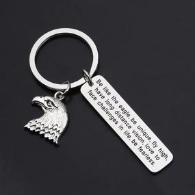 img 3 attached to AKTAP Inspirational Keychain Motivational Encouragement
