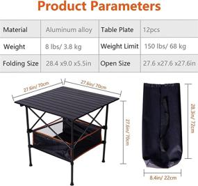 img 2 attached to Aluminum Backpacking Lightweight Furniture 27 6Inx27 6Inx27 6In