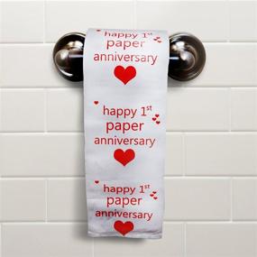 img 3 attached to 🎉 Rejoice with Happy First Anniversary Toilet Paper - Celebrating the Paper Anniversary!