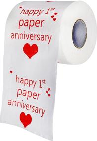 img 4 attached to 🎉 Rejoice with Happy First Anniversary Toilet Paper - Celebrating the Paper Anniversary!