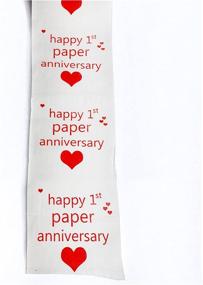 img 1 attached to 🎉 Rejoice with Happy First Anniversary Toilet Paper - Celebrating the Paper Anniversary!