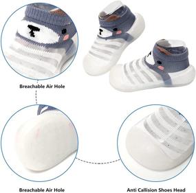 img 3 attached to 👟 GRACE ORCHID Non Skid Children Breathable Boys' Shoes and Slippers: Comfortable and Safe Footwear for Active Kids