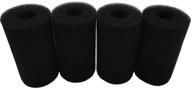 🐠 huyaya 4 pack pre-filter sponge rolls for fish tank aquarium - compatible foam pre-filter accessories for filter system logo