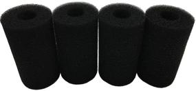 img 4 attached to 🐠 HuYaYa 4 Pack Pre-Filter Sponge Rolls for Fish Tank Aquarium - Compatible Foam Pre-Filter Accessories for Filter System