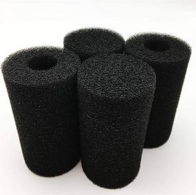 img 1 attached to 🐠 HuYaYa 4 Pack Pre-Filter Sponge Rolls for Fish Tank Aquarium - Compatible Foam Pre-Filter Accessories for Filter System