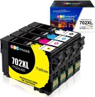 🖨️ gpc image remanufactured replacement ink cartridges for epson 702xl - compatible with wf-3720 wf-3730 wf-3733 printers logo