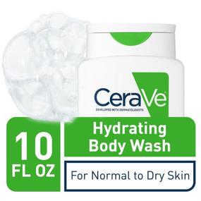 img 2 attached to 🧴 CeraVe Moisturizing Body Wash with Hyaluronic Acid and Ceramides - Ideal for Dry Skin, Paraben, Sulfate & Fragrance Free - 10 Ounce