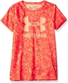 img 3 attached to 👚 Бирюзовая активная одежда для девочек X Small от Under Armour с оригинальным дизайном.