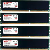 komputerbay 32gb (4x 8gb) ddr3 pc3-12800 1600mhz dimm with black heatspreaders 240-pin ram desktop memory | xmp ready, 11-11-11-28 timeline логотип