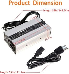 img 2 attached to 🏌️ High Performance 48V Golf Cart Battery Charger, 6 Amps - Ideal Replacement for Star, EZ Go, Club Car DS, TXT, and Yamaha Models