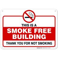 smoking building aluminum indoor outdoor logo