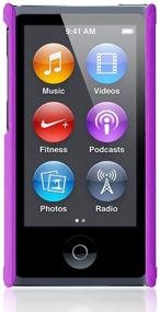img 2 attached to 📱 Minisuit JAZZ Slim Shell Case with Belt Clip + Screen Protector for iPod Nano 7 or 8 / 7th or 8th Generation - Rubberized Purple: Enhanced SEO