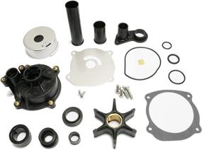 img 4 attached to 🛥️ Outboard Water Pump Kit for Johnson Evinrude Boat Engine 5001595 With Housing 75-250HP from Createshao