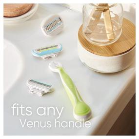 img 1 attached to ⚡️ Optimized for Smoothness: Gillette Venus Extra Smooth Razors for Women, 1 Venus Razor, 2 Razor Blade Refills – Designed to Provide a Close, Silky Shave