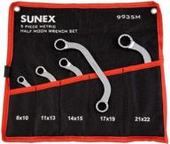 sunex 9935m metric wrench 5 piece logo