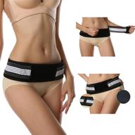 🔥 gjkj sacroiliac si hip belt - fast & effective relief for sciatica, pelvic, lower back, lumbar, and leg pain. si joint support for women and men. non-slip sciatic nerve hip brace support logo