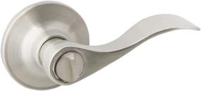 img 1 attached to Enhance Privacy with Design House 700492 Springdale 2-Way Adjustable Privacy Door Lever in Satin Nickel