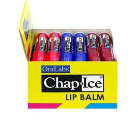 img 3 attached to 💋 Chap-Ice Premium and Traditional Lip Balm Assortment for Chapped, Dry, or Windburned Lips - 24 Sticks (0.15oz/4.25g) with Cherry SPF-4, Original SPF-4, and Watermelon Flavors