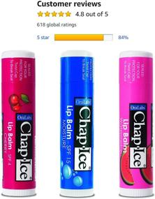 img 2 attached to 💋 Chap-Ice Premium and Traditional Lip Balm Assortment for Chapped, Dry, or Windburned Lips - 24 Sticks (0.15oz/4.25g) with Cherry SPF-4, Original SPF-4, and Watermelon Flavors