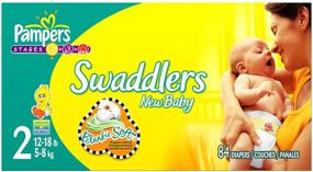 img 1 attached to High-Quality Pampers Swaddlers Diapers in Size 2 - 84 Count: A Perfect Choice for Your Baby