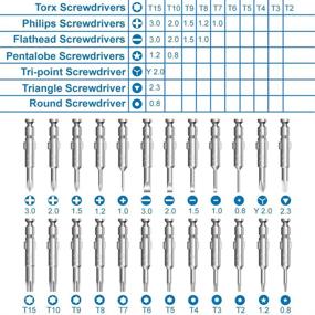 img 1 attached to 🔧 Набор инструментов MMOBIEL 25 в 1 Pro: универсальные отвертки Pentalobe, Torx и Phillips для смартфонов, планшетов, ноутбуков, PSP и многого другого.