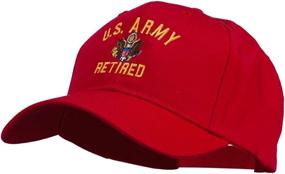img 3 attached to E4Hats Army Retired Military Embroidered