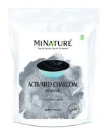 activated charcoal powder nature whitening logo