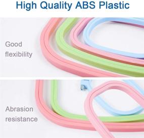 img 1 attached to 🧵 Caydo ABS Plastic Embroidery Hoops Set - 4 Color Rectangle and Square Cross Stitch Hoops, 5 Inch to 12 Inch Sizes