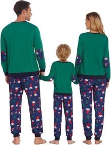 img 2 attached to Ekouaer Pajamas Christmas Matching Sleepwear Women's Clothing