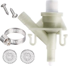 img 4 attached to 🚽 Premium Plastic Water Valve Kit (1 Piece) - Compatible with Sealand Marine Toilets 300, 310, 320 Series - Reliable Replacement for F300/F310 Toilet Water Valve