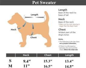 img 2 attached to 🐶 Upaw Turtleneck Dog Argyle Sweater for Small Dogs and Cats