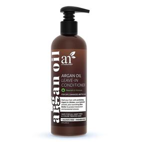 img 4 attached to artnaturals Argan Oil Leave-In Conditioner - 12 Fl Oz / 355ml - Organic & Natural - All Hair Types – Treatment for Damaged, Dry, Color Treated Hair & Hair Loss