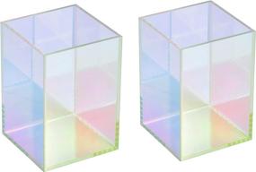 img 2 attached to X FLOAT Rainbow Iridescent Acrylic Organizer