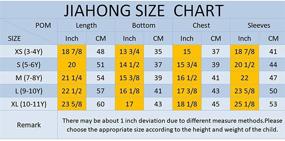 img 3 attached to 👕 JIAHONG Unisex Crewneck T Shirt Girls' Clothing and Tops - Tees & Blouses