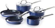 🍳 aluminium 5-piece non-stick cookware set by blue diamond logo