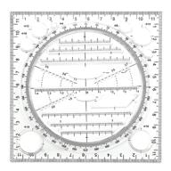 📐 versatile drawing ruler: easily draw round curves, parallel & vertical lines with clear scale logo