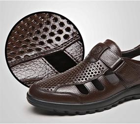 img 2 attached to CMM Sandals Support Walking Beach Men's Shoes