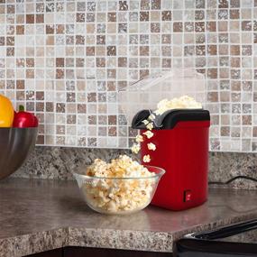 img 3 attached to 🍿 1200W Electric Hot Air Popcorn Maker Machine – No Oil Required, Healthy & Delicious Snack for Kids and Adults. Perfect for Home Parties & Family Movie Nights